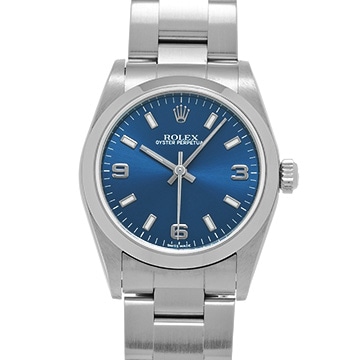 ロレックス オイスターパーペチュアル 31 77080 ブルー ユニセックス 時計 【中古】【wristwatch】
