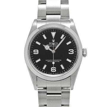 ロレックス エクスプローラー 14270 ブラック メンズ 時計 【中古】【wristwatch】