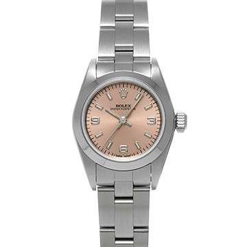 ロレックス オイスターパーペチュアル 67180 ピンク レディース 時計 【中古】【wristwatch】