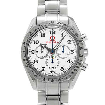 オメガ スピードマスター ブロードアロー コーアクシャル オリンピックコレクション 321.10.42.50.04.001 ホワイト メンズ 時計 【中古】【wristwatch】