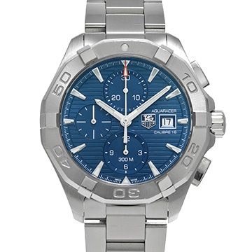 タグ ホイヤー アクアレーサー キャリバー16 クロノグラフ CAY2112.BA0927 ブルー メンズ 時計 【中古】【wristwatch】