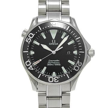 オメガ シーマスター プロフェッショナル 300 2264.50 ブラック メンズ 時計 【中古】【wristwatch】