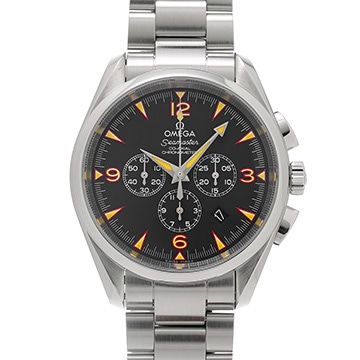 オメガ シーマスター アクアテラ コーアクシャル クロノグラフ チャイナエクスプロラーズ 2512.54 ブラック メンズ 時計 【中古】【wristwatch】