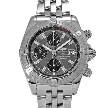 ブライトリング クロノマット エボリューション A156F17PA グレー/ブラック メンズ 時計 【中古】【wristwatch】