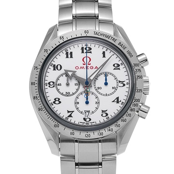 オメガ スピードマスター ブロードアロー コーアクシャル オリンピックコレクション 321.10.42.50.04.001 ホワイト メンズ 時計 【中古】【wristwatch】