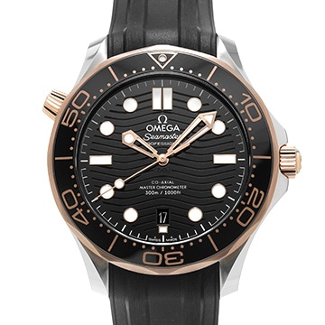 オメガ シーマスター ダイバー300 コーアクシャル マスタークロノメーター 210.22.42.20.01.002 ブラック メンズ 時計 【中古】【wristwatch】