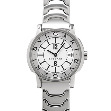 ブルガリ ソロテンポ ST29S ホワイト レディース 時計 【中古】【wristwatch】