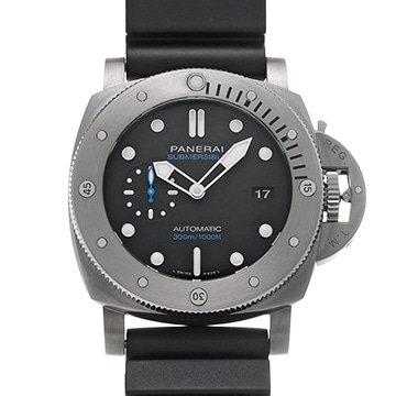 パネライ ルミノール 1950 サブマーシブル 3デイズ チタニオ PAM01305 ブラック メンズ 時計 【中古】【wristwatch】