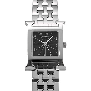エルメス Hウォッチ HH1.210 ブラック レディース 時計 【中古】【wristwatch】