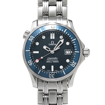 オメガ シーマスター プロフェッショナル 300 ミッドサイズ 2561.80 ブルー ユニセックス 時計 【中古】【wristwatch】
