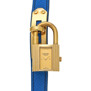 エルメス ケリーウォッチ KE1.201 ゴールド レディース 時計 【中古】【wristwatch】
