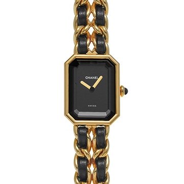 シャネル プルミエール XL H0001 ブラック レディース 時計 【中古】【wristwatch】