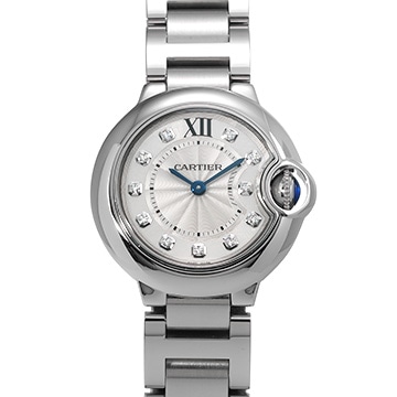 カルティエ バロンブルー ドゥ カルティエ WE902073 シルバー/ダイヤモンド レディース 時計 【中古】【wristwatch】