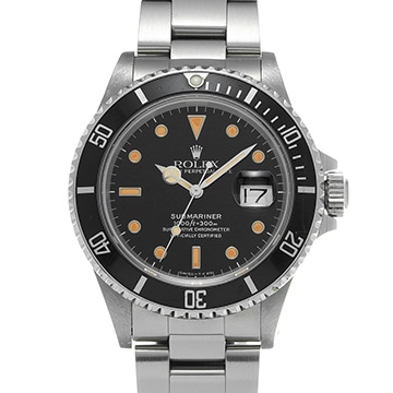 ロレックス サブマリーナ デイト 168000 ブラック メンズ 時計 【中古】【wristwatch】