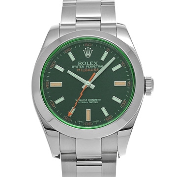 ロレックス ミルガウス 116400GV インテンスブラック メンズ 時計 【中古】【wristwatch】