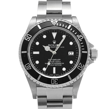 ロレックス シードゥエラー 4000 16600 ブラック メンズ 時計 【中古】【wristwatch】