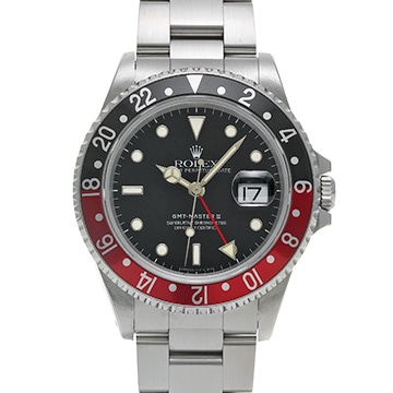 ロレックス GMTマスターII 16710 ブラック メンズ 時計 【中古】【wristwatch】