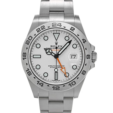 ロレックス エクスプローラーII 216570 ホワイト メンズ 時計 【中古】【wristwatch】