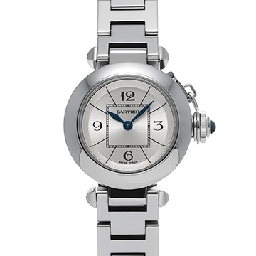 カルティエ ミスパシャ W3140007 シルバー レディース 時計 【中古】【wristwatch】