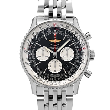 ブライトリング ナビタイマー 01 46 AB012721/BD09 ブラック/シルバー メンズ 時計 【中古】【wristwatch】