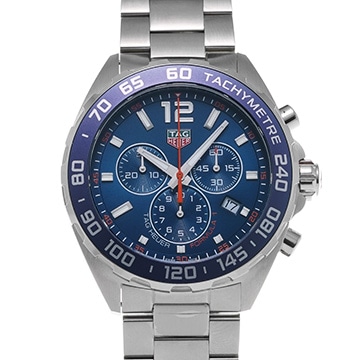 タグ ホイヤー フォーミュラ1 クォーツ クロノグラフ CAZ1014.BA0842 ブルー メンズ 時計 【中古】【wristwatch】
