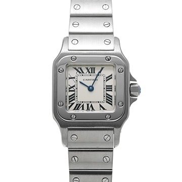 カルティエ サントスガルベ SM W20056D6 シルバー レディース 時計 【中古】【wristwatch】