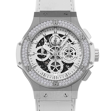 ウブロ ビッグバン アエロバン オールホワイト ダイヤモンド 311.SE.2010.RW.1104.JSM12 ホワイト メンズ 時計 【中古】【wristwatch】