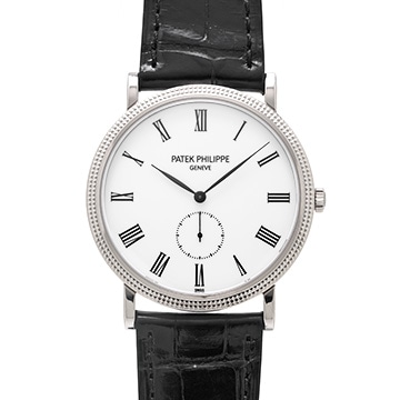パテック フィリップ カラトラバ 5119G-001 ホワイト メンズ 時計 【中古】【wristwatch】