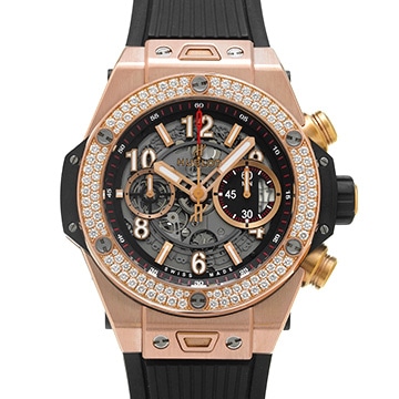 ウブロ ビッグバン ウニコ キングゴールド 411.OX.1180.RX.1104 マットブラックスケルトン メンズ 時計 【中古】【wristwatch】