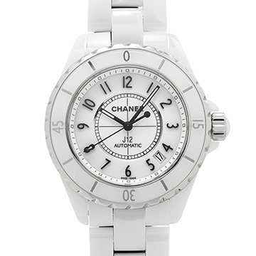 シャネル J12 38MM H0970 ホワイト メンズ 時計 【中古】【wristwatch】