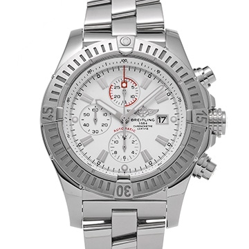ブライトリング スーパーアベンジャー A1337011 ホワイト メンズ 時計 【中古】【wristwatch】