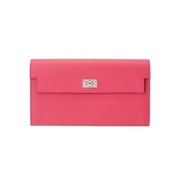 エルメス ケリー ポケット ロング ローズエクストリーム ヴォーマダム レディース 財布 【未使用】【purse】