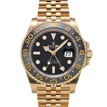 ロレックス GMTマスターII 126718GRNR ブラック メンズ 時計 【中古】【wristwatch】