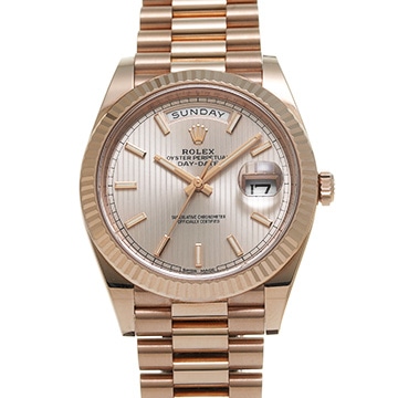 ロレックス デイデイト 40 228235 サンダスト/ストライプモチーフ メンズ 時計 【中古】【wristwatch】