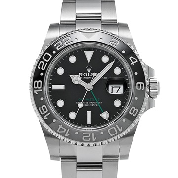 ロレックス GMTマスターII 126710GRNR ブラック メンズ 時計 【新品】【wristwatch】