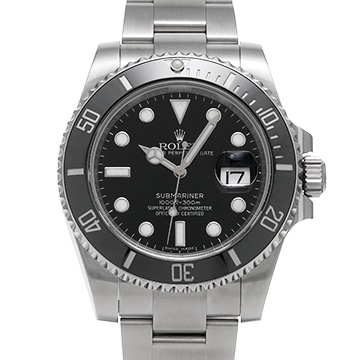 ロレックス サブマリーナ デイト 116610LN ブラック メンズ 時計 【中古】【wristwatch】