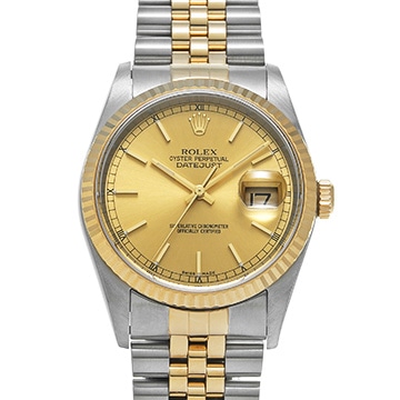 ロレックス デイトジャスト 16233 シャンパン メンズ 時計 【中古】【wristwatch】