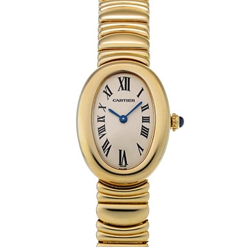 カルティエ ベニュワール SM W15045D8 ホワイト レディース 時計 【中古】【wristwatch】