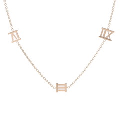 ティファニー アトラス 8モチーフ ネックレス ゴールド K18イエローゴールド YG レディース ジュエリー 【中古】【jewelry】