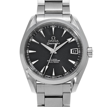 オメガ シーマスター アクアテラ クロノメーター コーアクシャル 231.10.39.21.01.001 ブラック メンズ 時計 【中古】【wristwatch】