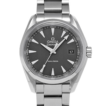 オメガ シーマスター アクアテラ クォーツ 231.10.39.60.06.001 グレー メンズ 時計 【中古】【wristwatch】
