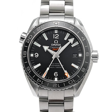 オメガ シーマスター プラネットオーシャン 600 コーアクシャル GMT 232.30.44.22.01.001 ブラック メンズ 時計 【中古】【wristwatch】