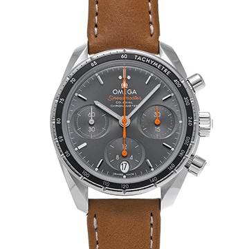 オメガ スピードマスター 38 コーアクシャル クロノグラフ 324.32.38.50.06.001 グレー メンズ 時計 【中古】【wristwatch】