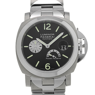 パネライ ルミノール パワーリザーブ PAM00171 ブラック/シルバー メンズ 時計 【中古】【wristwatch】