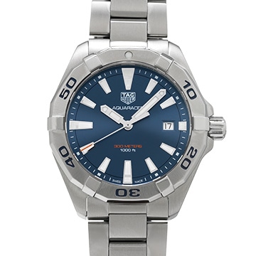 タグ ホイヤー アクアレーサー クォーツ WBD1112.BA0928 ブルー メンズ 時計 【中古】【wristwatch】