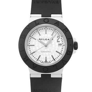 ブルガリ アルミニウム Sorayama BB40AT シルバー メンズ 時計 【中古】【wristwatch】