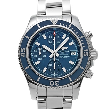 ブライトリング スーパーオーシャン クロノグラフ 42 A13311D1/C936 ブルー メンズ 時計 【中古】【wristwatch】