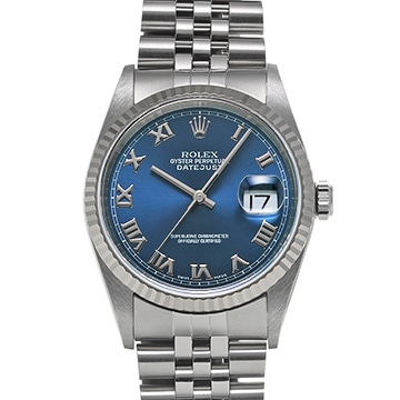 ロレックス デイトジャスト 16234 ブルー メンズ 時計 【中古】【wristwatch】