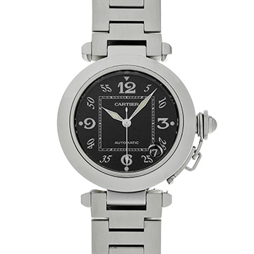カルティエ パシャC W31043M7 ブラック ユニセックス 時計 【中古】【wristwatch】