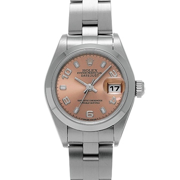 ロレックス オイスターパーペチュアル デイト 79160 ピンク レディース 時計 【中古】【wristwatch】